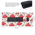 thumbnail image 2 of Hirioo Amanita Red Mushroom for Mouse Pad ,Anti-Slip Base, Durable Stitched Edges, Perfect for Gaming, Office, and Home Use,16x35.5in, 2 of 9
