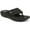 Black, variant on Bzees Womens Cruise Bright Embellished Synthetic Thong Sandals