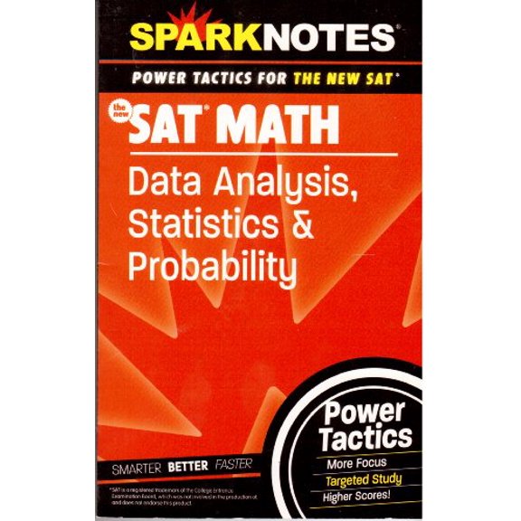 Pre-Owned SAT Math: Data Analysis, Statistics, and Probability (SparkNotes Power Tactics) (Paperback) 1411402790 9781411402799