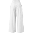 thumbnail image 6 of Business Pants for Women Women Wide Leg Pants White Women Active Pants Pantalones para Mujer Alta for Party Plus Size 2024, 6 of 6