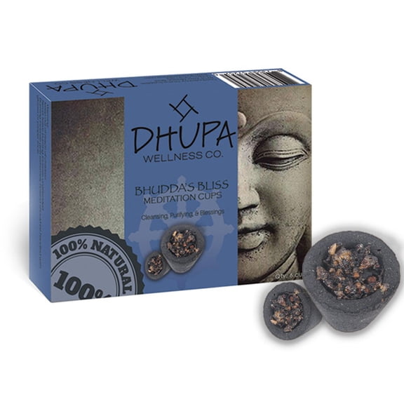 Soul Sticks Dhupa Buddha's Bliss Natural Resing Incense Charcoal Smudge Cups