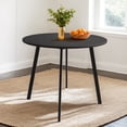 thumbnail image 2 of UBesGoo Simplistic Round Dining Table for 2/4, 35.4" Modern Kitchen Table Dinette Table for Dining Room, Black, 2 of 5
