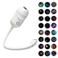 thumbnail image 1 of Salange 2-in-1 USB Projector Night Light with 24 Sliding Projection Films, Adjustable Brightness 360° Rotating Design for Car and Home Decoration,White, 1 of 8