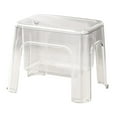 thumbnail image 3 of Lipstore Clear Step Stool Bathroom Stool Storage Ottoman for Home Living Room Kitchen, 3 of 8