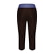 thumbnail image 4 of Pantalones de yoga de cintura alta Honeeladyy para mujer con bolsillos, leggings capri para mujer, leggings de entrenamiento para mujer, leggings capri de yoga, azul-L, 4 of 7