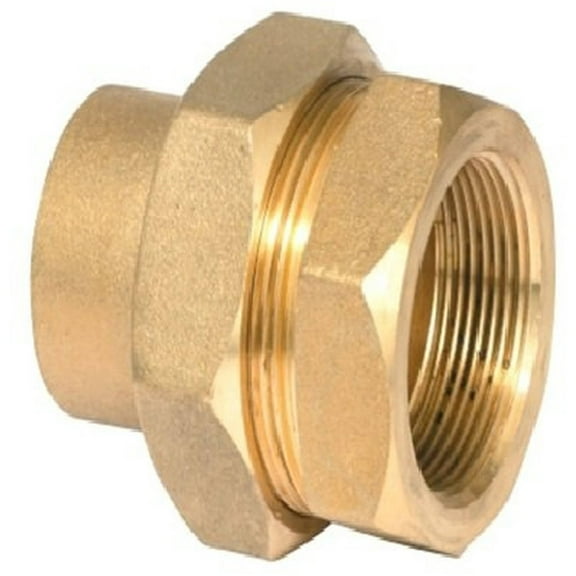 Supply Giant BRUN0038-NL 3/8" Brass Union, Lead Free