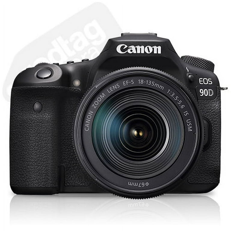 Redtag Camera, Canon EOS 90D DSLR, 32.5MP, 18-135mm Lens, 4K Video