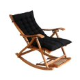 thumbnail image 1 of Lounger Cushion Soft Replacement Thick Padding High Back Cushion With Fixation Strap Large Rocking Chair Bench Pad Seating Cushion, 1 of 5