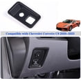thumbnail image 6 of TINKI Car Electronic Handbrake Trim Cover Compatible with Chevrolet Corvette C8 2020-2023, ABS Dashboard Electronic Handbrake Switch Panel Cover Trims, 6 of 12