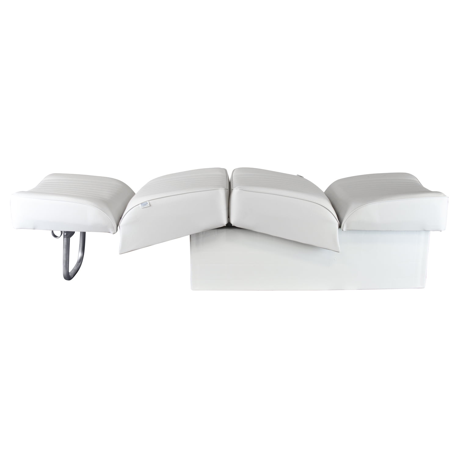 Wise 8WD707P-1-663 Deluxe Series Boat Lounge Seat, Light Blue and White