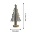 thumbnail image 3 of Christmas Decor The New Mini Wooden Christmas Tree Home Tabletop Ornaments Simulate Tree Window Scene Layout Christmas Ornaments, 3 of 5