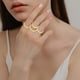 thumbnail image 4 of Juego de 10 anillos geométricos tallados retro, anillo de ola para mujer, 4 of 8