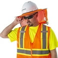 thumbnail image 3 of Cordova Type R, Class II, Orange Mesh Surveyors Vest, Zipper Closure, Two-Tone Contrasting Reflective Tape, Pockets Two Outside Chest, Two Outside Lower, Two Inside Lower, Mic Tabs, Large, 3 of 3