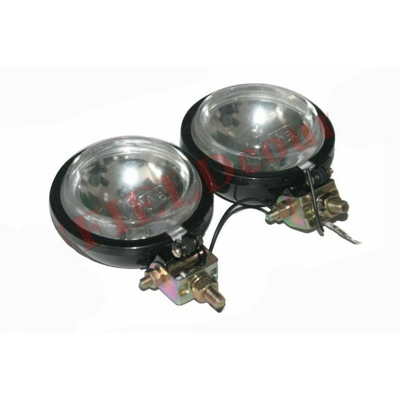 Steel Body Halogen 3" Fog Lamp Work Light Set Motorcycle Jeeps Tractor