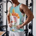 thumbnail image 5 of Pofeuu Kawaii Sushi Characters Delight Print Men's Workout Tank Tops Sleeveless Muscle Gym Shirt Quick Dry-3X-Large, 5 of 7