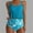 Blue, variant on Tankini Swimsuits for Women Tankini Bathing Suit Vintage 2 Piece Tummy Control Tankini Top with Swim Skirt Push up Swimwear