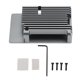 thumbnail image 1 of CNC Aluminum Alloy Housing with External Slot Built In Hot Column Enclosure for Raspberry Pi 4(Gray ), 1 of 4