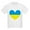 White, variant on CafePress - I Stand With Ukraine Heart T Shirt - Light T-Shirt Kids XS-XL