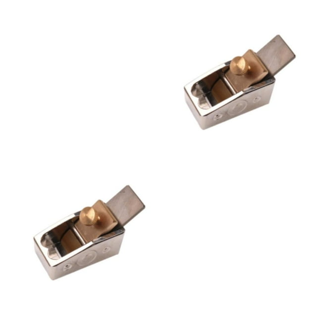 Luthiers Tool For Easy And Precise Plane DIY Essential Copper DIY Violin Viola Tool Finger Planer silver 4 2Set