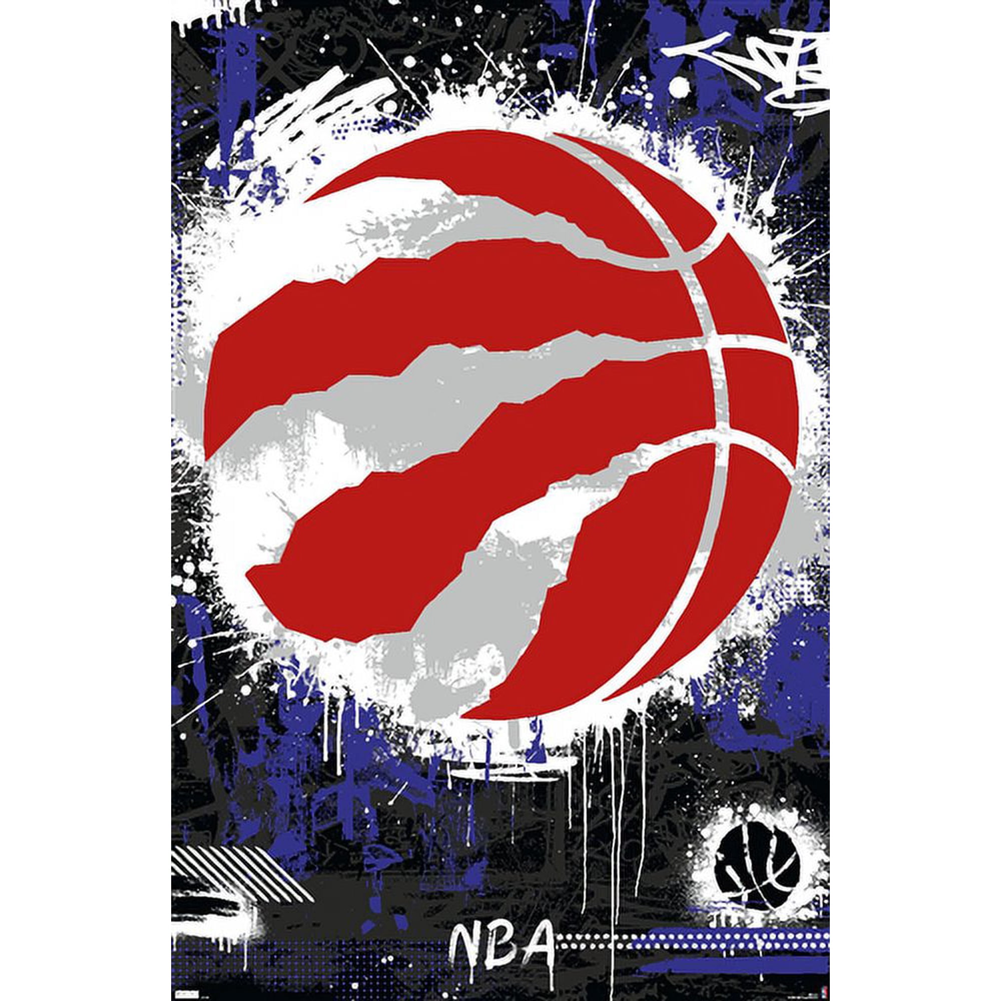 NBA Toronto Raptors - Maximalist Logo 23 Wall Poster, 14.725" x 22.375"