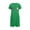 Green, variant on Censtreet Halloween Sleep Shirts for Women Short Sleeve Night Shirts for Sleeping Pullover Nightgown Soft Nightdress