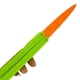thumbnail image 2 of Cuchillo mariposa de gravedad con salto recto, cuchillo luminoso con forma de rábano, mini cuchillo mariposa con forma de zanahoria, juguete, 2 of 6