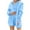 Sky Blue womens 2 piece sets, variant on Usmixi Womens Pajama Set Fleece Pajamas Sets for Women Winter Cozy Fuzzy Plush 3 Piece Outfits Fluffy Sherpa Cardigan Coat and Tank Shorts Suits Homewear Loungewear Sets on Sale