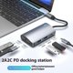 thumbnail image 4 of 2395-2A2C30 Type-C to 2xUSB-C 2xUSB3.0 PD 100W Expansion Dock for MacBook USB Hub - Grey, 4 of 5