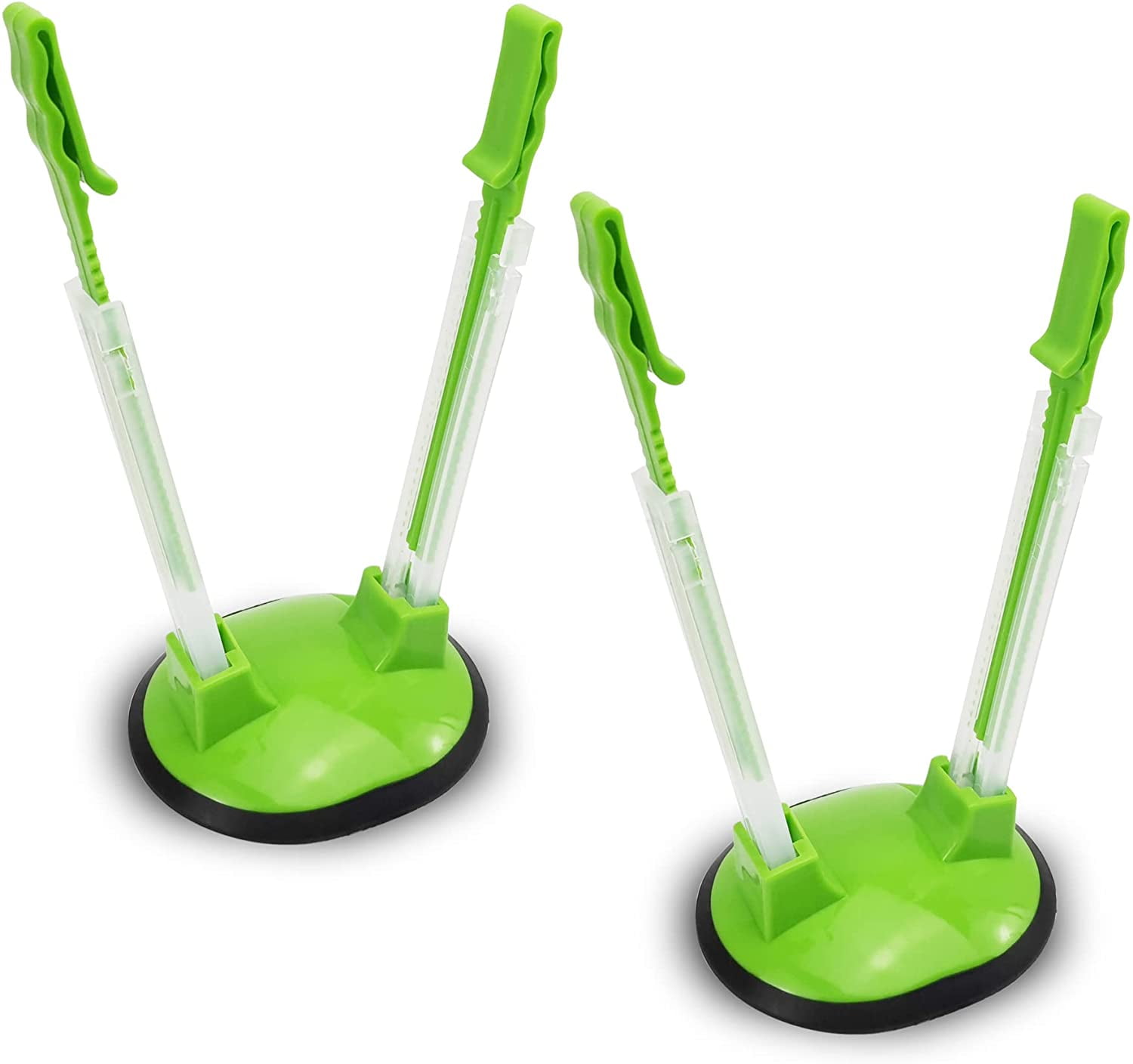 Bag Holder Stand Adjustable For Plastic Freezer Bags/Hands Free Baggy Rack Gallon Bag Holder Stand,Green (1 PCS)
