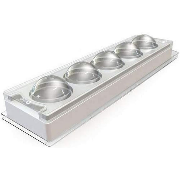 Silikomart MUL3D148 Silicone Sphere Mold with Transparent Top