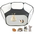 thumbnail image 1 of Tienda de campaña para jaulas para animales pequeños, parque infantil transparente y transpirable, valla de ejercicio para exteriores/interiores, valla de patio portátil para varias chinchillas y, 1 of 1
