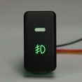 thumbnail image 3 of Lefu 5Pin LED Car Push Button Fog Light Switch with Wire for Honda Civic Accord CRV, 3 of 10