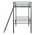 thumbnail image 5 of Furniture of America Amelia Kids Black Twin Loft Bed, 5 of 7