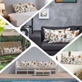 thumbnail image 6 of Spring Floral Body Pillow Covers 20"x54", Summer Botanical Flowers Vintage Birds Soft Brushed Microfiber Breathable Throw Pillow Covers, Pillowcase with Zipper for Couch Sofa Bedroom Living Room, 6 of 9