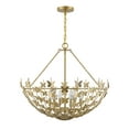 thumbnail image 2 of Burnished Brass Six Light Pendant from the Birch Collection, 2 of 6