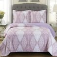 thumbnail image 1 of Jewel Oversized Patchwork Printed Quilted Coverlet Set, 1 of 1