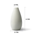 thumbnail image 7 of 8 pack Modern White Small Ceramic Vase Set of 8 for Living Room Bedroom 4.13'' minimalist Fresh Flower Vases for Home Decor Office Fireplace Centerpieces Nordic Style Gift for Fake Plant, 7 of 7