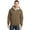 Brown, variant on Cornerstone Heavyweight Sherpa-Lined Hooded Fleece Jacket 3XL Grey