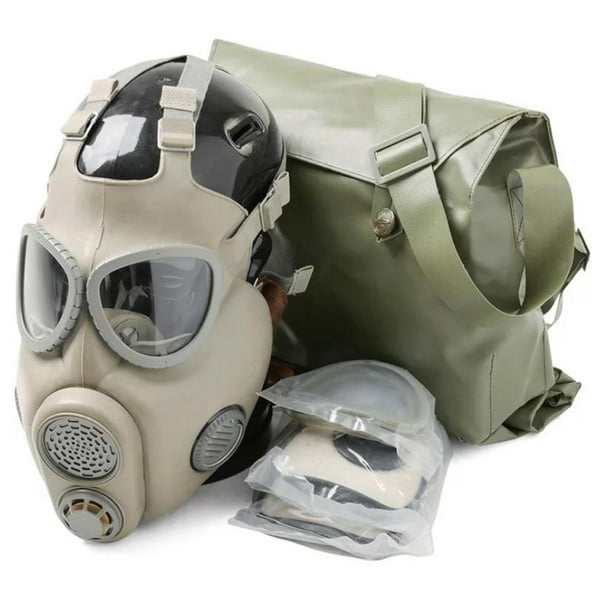 Czech M10 Gas Mask with Filters Extra Lens and Carry Bag - Walmart