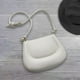 thumbnail image 3 of Bolso de hombro tipo sillín para mujer, bolso de mano tipo sobre, elegante bolso de mano tipo bandolera para niñas. Blanco, 3 of 9