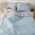 thumbnail image 2 of Juego de Edredón Queen Bedsure 7 Piezas Reversible Azul Celeste, 2 of 7