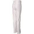 thumbnail image 2 of Champro Sports Triple Crown Open Bottom Baseball Pants with Pinstripes, Youth Medium, White with Scarlet Pinstripes, 2 of 4