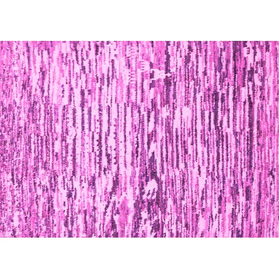 Ahgly Company Indoor Rectangle Abstract Pink Modern Area Rugs, 3' x 5'