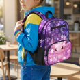 thumbnail image 2 of KUIFORTI Cherry Blossom Axolotl Toddler Backpack Girls Kids School Bag with Multiple Organizer Pockets Adjustable Straps for Preschool Kindergarten Back to School Gifts, 2 of 7