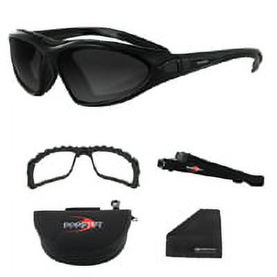 RoadMaster Convertible Sunglasses, Black Frame, Photochromatic Lenses - image 2 of 3