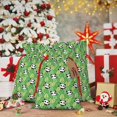 thumbnail image 6 of Xecao Cartoon Panda And Leaf 1 Print Burlap Gift Bags with Drawstring and Gift Tags, Gift Bags, Burlap Bags, Jute Bags for Party, Christmas, DIY Craft Bags-Medium, 6 of 9