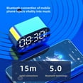 thumbnail image 4 of cvlncycling Clearance Alarm Clocks with Large Numbers,Alarm Clocks with Battery Backup,Wireless Bluetooth Speaker Radio Alarm Clock,Electronic Desk Clock For Kids Bedroom, 4 of 9