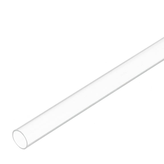 Uxcell Plastic Pipe Rigid Polycarbonate Round Tube Clear 1/4"(7mm) ID 5/16"(8mm) OD 14"(350mm) for Lighting, Models, Water Plumbing