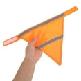 thumbnail image 5 of OUNONA 2Pcs Reflective Triangle Dog Bandana Orange Adjustable Lightweight for Outdoor Walks, 5 of 8