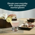 thumbnail image 2 of Libbey Cosmopolitan Stemless Martini Glasses, 8.25 Oz Dishwasher Safe Martini Glasses Set of 4, Martini Cups Set for Wedding Registries and More, 2 of 5